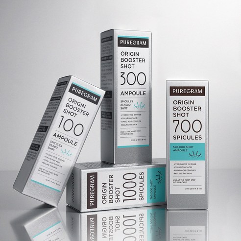 PUREGRAM Origin Booster Shot 100 Ampoule — сыворотка с спикулами для пор, текстуры и упругости кожи