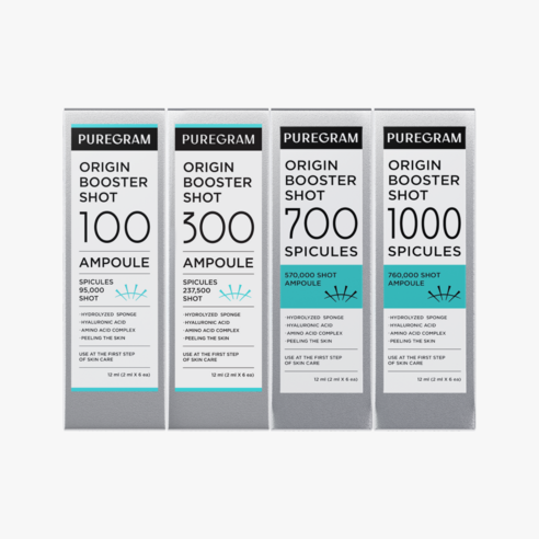 PUREGRAM Origin Booster Shot 100 Ampoule — сыворотка с спикулами для пор, текстуры и упругости кожи